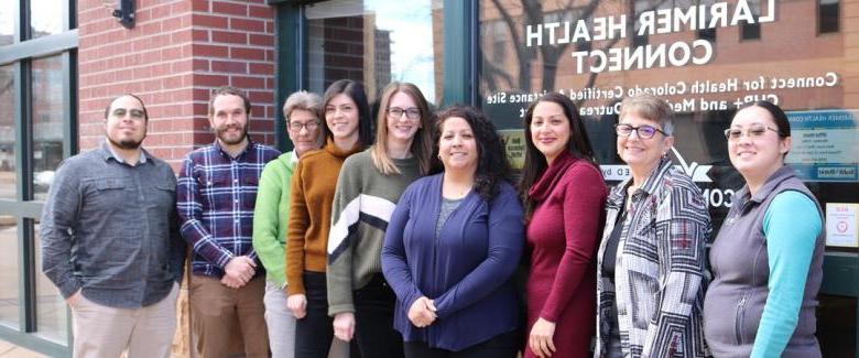 Group photo of Larimer Health Connect staff